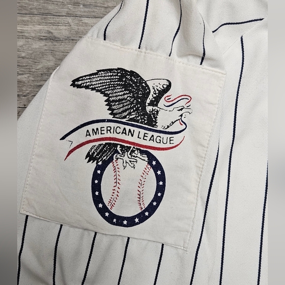 Vintage MLB New York Yankees Home Baseball American league Starter Jersey XL 90s - Picture 3 of 12